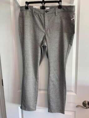 NWT Lauren Conrad Houndstooth Ponte Pants- Size XL